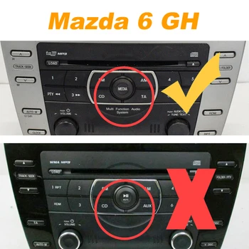 Moonet Auto Audio MP3, AUX, USB Adapteris 3,5 mm AUX Interfeisu, CD Mainītājs Mazda 3 5 6, MPV, CX7