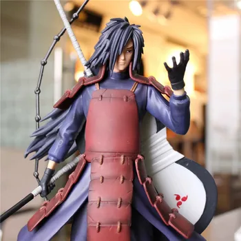 Naruto Uchiha Madara Statuetes Statuja PVC Rīcības Attēls 30cm Anime Naruto Attēls Madara Modelis Kolekcionējamus MovableToys Xmas Dāvanas