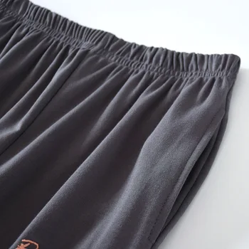 Japānas jaunā stila rudenī un ziemā, dāmām tīras kokvilnas tīrtoņa krāsas bikses pavasara zaudēt mājas bikses sieviešu dibeni bikses