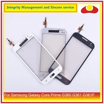 10Pcs/daudz 5gab/daudz Par Samsung Galaxy Core Ministru G361F G360 G361 DUOS skārienjūtīgu Ekrānu Digitizer Sensors Priekšējā Ārējā Stikla Lēcu