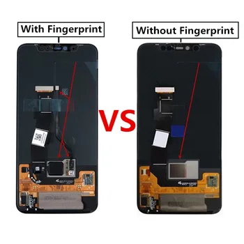 AMOLED Par Xiaomi Mi8 PRO-Ekrāna pirkstu Nospiedumu LCD+Touch Screen Digitizer Montāža Nomaiņa Mi 8 Explorer LCD