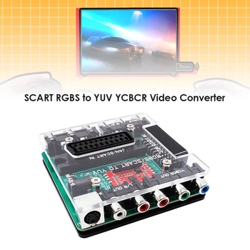 YCBCR, Rūtiņu Mājsaimniecības Video Converter SCART RGBS, lai YUV Datoru Drošības Daļas Dreamcast Sega Retro Konsoles