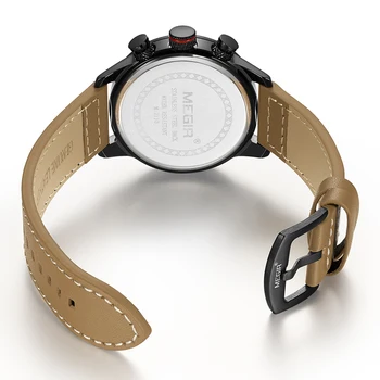 MEGIR 2020 vīriešu pulksteņi unikālo chrono pulksteņi vīriešu rokas creat savu zīmolu analog vīriešu rokas pulkstenis