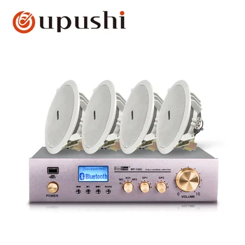 Bluetooth pastiprinātāju, skaļruni 120w digital stereo mūzikas audio oupushi 2 joslu jauda amp ar fm usb mp3 skaļruņu sistēma