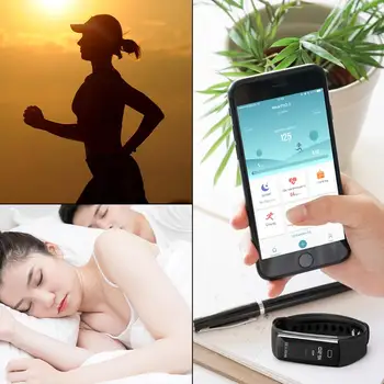 B6 Smart Aproce Ūdensizturīgs Sirds ritma Monitors Vīrieši Sievietes Smart Joslā Modinātājs Sporta Skatīties SmartWatch Android, IOS Tālruni