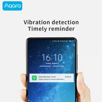 Aqara Vibrācijas Sensors Zigbee darbi ar Xiaomi Mi Mājās App savietojams ar Apple HomeKit Tālvadības Paziņojumu Regulējama Jutība
