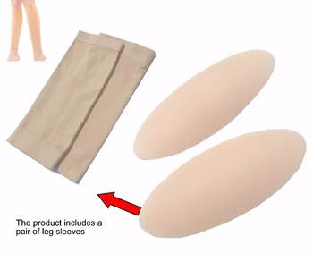300g Bezmaksas piegāde Kāju Correctors Silikona Kāju Onlejas Soft Self-Adhesive par Šķību vai Plānas Kājas Ietver elastīgās kāju uzmavas