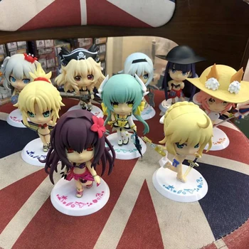 10cm Fate/stay Night Saber Tamamo Nav Mae Peldkostīmu Rīcības Attēls, Anime PVC Kolekcijas Modelis, Lelles, Rotaļlietas Meitenēm Dāvanas