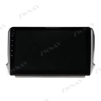 360 Kameras IPS Ekrānu Attiecībā Peugeot2008/208 2011 2012 2013-2019 Android Automašīnas Multivides Atskaņotāju, GPS Audio Radio Diktofons Vadītājs