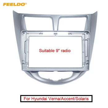 Auto Stereo 2Din Fascijas Rāmis Hyundai Verna/Akcents/Solaris/es-25/DODGE Attieksmi 9