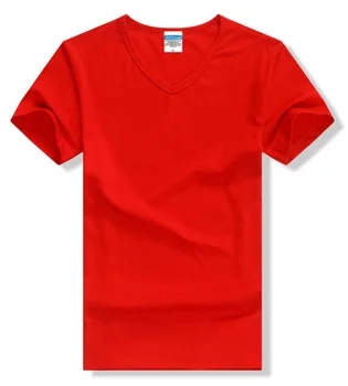 T krekls vīriešiem Likra kokvilna tīrtoņa krāsu gadījuma vīriešu V-veida kakla t-krekls camisetas modes T krekli 2017 Jaunas Ielidošanas camisas hombre