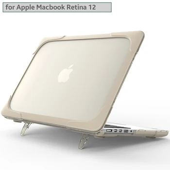 MUMS PIEGĀDE/Salokāmi Stand Case For Apple MacBook 13 Collu Retina A1502 A1425 Mīksta Silikona TPU+Cietā PC Segtu Triecienizturīgs Gadījumā