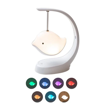 Gudrs Putns-formas LED Krāsains Gaismas, Bluetooth, Mūzikas Lampas Bezvadu Skaļrunis