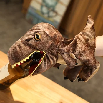 Plīša dinozauru lelles pildījumu plīša rotaļlietas pūķis Roku leļļu