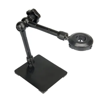 Supereyes Z004 Metāla Statīvs Rotable Rotaslietas Regulējams Turētājs Digitālo Mikroskopu Rokas Endoskopu, usb Otoscope Turētājs