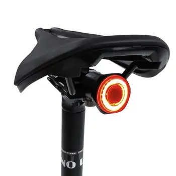 USB Saprātīga Velosipēdu Bremžu Gaismas Brīdinājuma Automātisko Sensoru MTB Road Bike Asti aizmugurējās gaismas velosipēdu gaismas Nakts Izjādes