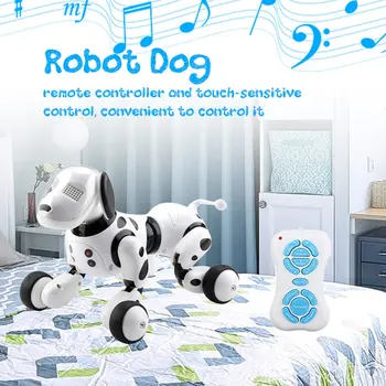 Robots Suns Elektronisko Pet Inteliģents Suns Robots Rotaļlietu 2.4 G Smart Bezvadu Runā Tālvadības Bērniem, Dāvana Dzimšanas Dienā