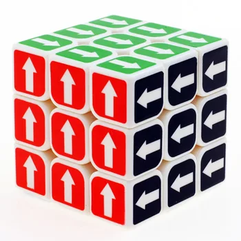 JAUNU ZCUBE 3X3X3 Sudoku Magic Cube Bultiņas Uzlīme Sals Stickerless Puzzle 3 ar 3 57mm Cube Spēle Puzzle Bērnu rotaļlietas