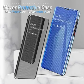 FLOVEME Modernizētas, Smart Mirror Apskatīt Flip Case For Samsung Galaxy A50 A70 A51 A71 S20 Gadījumā Vāciņš Samsung Galaxy S20 Plus Ultra