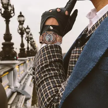 Shifenmei Vīriešiem Skatīties 2020 Koka Pulksteņi Vīriešu Top Zīmola Luksusa LED Sporta Pulkstenis Militārais rokas Pulkstenis Koka Relogio Masculino Digitālās