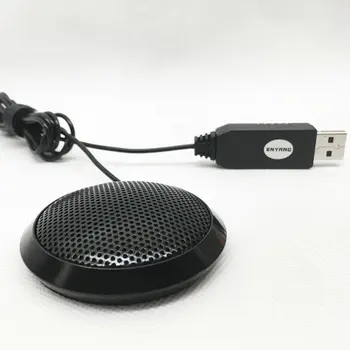Vienvirziena Mikrofons USB Ports PC Konferences Sanāksmē Trokšņa Atbalss Slāpēšanas Runātājs, 1.5 M/2M Kabelis, Mikrofons