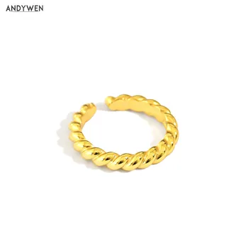 ANDYWEN Jauns 925 Sterling Silver 