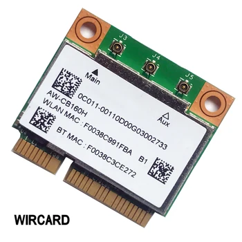 AW-CB160H BCM94360HMB 802.11 AC 1300Mbps WIFI, Bezvadu WIFI, Bluetooth 4.0 Mini PCI-E Karte+3PCS IPEX4 Antena