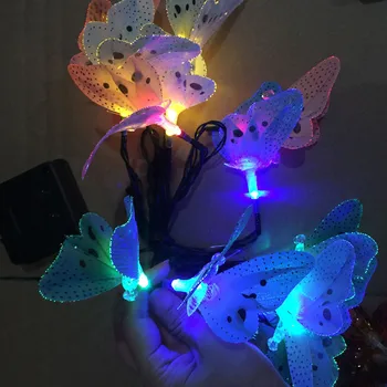 20 LED Butterfly Fairy String Gaismas Ziemassvētku gaismas, Kāzu svinības, telpas iekštelpu/āra Apdare, mājas Vainags jaunus#30