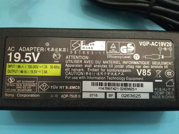 19.5 V 3.9 Klēpjdatoru, Ac Strāvas Adapteris, Lādētājs Sony VAIO VGP-AC19V19 VGP-AC19V20 VGP-AC19V27 VGP-AC19V37 VGP-AC19V33