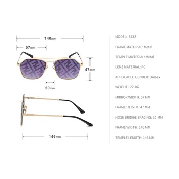 Unisex futūristisks fendii logo saulesbrilles sievietēm, vīriešiem uv400 augstas kvalitātes polarizētās laukumā braukšanas brilles oculos de sol feminino