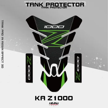 Motociklu 3D Z 1000 Logo Gāzes Degvielas Tvertnes Vāciņu Aizsargs Pad Uzlīme Oglekļa Šķiedras Kawasaki Z1000