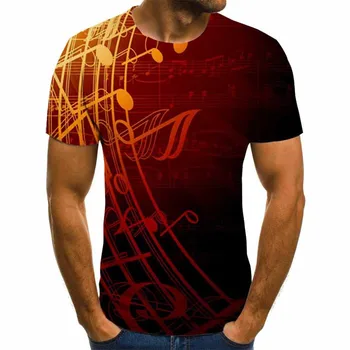 Animācijas 3D drukāšanas smieklīgi mūzikas īsām piedurknēm vīriešu un sieviešu modes T-krekls bungas uzpildes sexy T-krekls hip hop smieklīgi vīriešu krekls