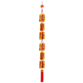 Behogar 135cm Ķīniešu Jaunā Gada Pavasara Festivāls Petardes String Karājas Apdare Rotājumu Mājas Mall Restorāns Birojs