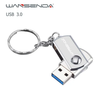 Karstā Pārdot Wansenda Metāla USB Zibatmiņas Disks USB 3.0 Atslēgu piekariņi Pildspalvas Diska 256 GB 128GB 64GB, 32GB 16GB 4GB 8GB USB Stick Pendrives