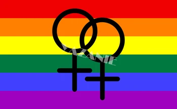 YAZANIE 128*192cm/160*240cm/192*288cm LGBT Lūpu krāsa, Lesbietes, Biseksuāļi, Transpersonas un Lesbiešu Praidu Karogi un Baneri Automašīnu Puses Karogu