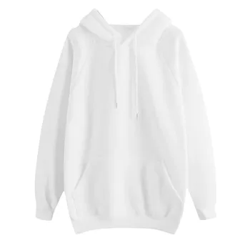 457 Hoodies Sieviešu Harajuku Sporta Krekls Ar Garām Piedurknēm Ar Kapuci Pelēkā Vārna Džemperi, Topi Blūze Ar Kabatas Modes Apģērbi