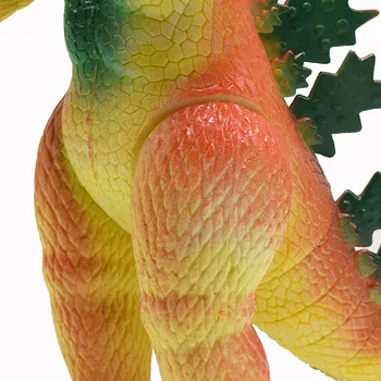 PVC Rīcības Attēls Zaļa, Oranža Simulācijas Monster Gojira Modeli, Rotaļlietas, Rotas, Bērnu Rotaļlietas, Dāvanas