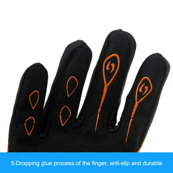 Bērniem Slidošana Cimdi Pilnu Pirkstu Regulējams Quick-release Handwear Āra Sporta Piederumi, 3-12 Gadus Vecs LQ4857