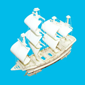 Jaunu Koka Koka Jahtu, Kuģi, Mājas Komplekti DIY Model Home Decoration Laivu Dzimšanas dienas Dāvanu-Rotaļlietas Bērniem spēles mācību