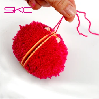 SKC-Pom Pom Maker Komplekts Plastmasas Pompom Maker Āboliņš Pūka Bumbu Weaver Adatu Amatniecības Adīšanas Rīku DIY Šūšanas Instrumenti 8pcs/komplekts