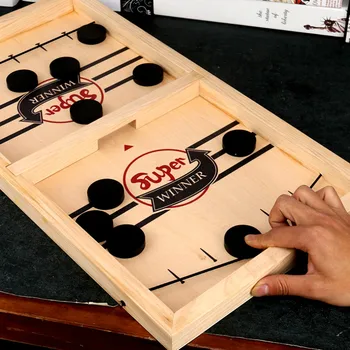 Slingpuck spēles galda Spēles Ātri Le Linga Ripa Paced Rotaļlietas Juego Pieaugušajiem 56*30cm Dropshipping