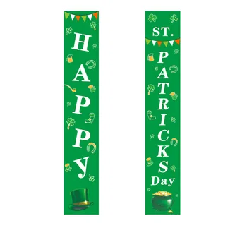 Happy Svētā Patrika Diena Dekori Mājas Clovers Veranda Banner Svētā Patrika Dienu Puse Dekori Īrijas Puse Piegādes Labu Dāvanu ST01