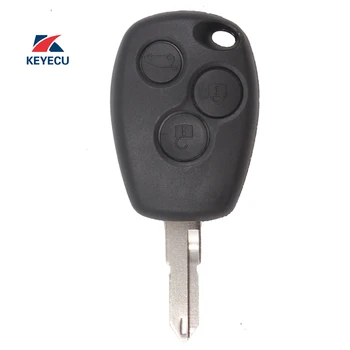 KEYECU Nomaiņa Tālvadības Auto Atslēgu Apvalks Gadījumā Fob 2 Pogu Renault Megane Modus Espace Scenic Kangoo (Shell Tikai),10Pcs