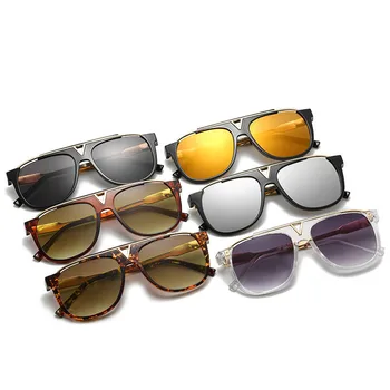 Jaunā Stila Vīriešu Saulesbrilles 2157 Atdzist Sieviešu Saulesbrilles Modes Retro Rāmis V Rāmja Saulesbrilles