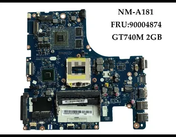 Augstas kvalitātes 90004874 Lenovo Ideapad Z510 Klēpjdators Mātesplatē AILZA NM-A181 HM86 PGA947 DDR3 GT740M 2GB Pilnībā Pārbaudīta