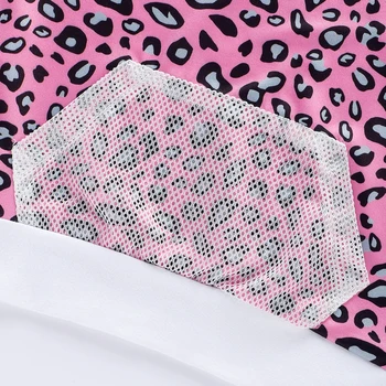 2020. Gada Vasaras Cute Baby Meiteņu Komplekti Leopard Print Drēbes Ar Īsām Piedurknēm T Krekli, Topi, Šorti Toddler Apģērbi