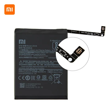 Xiao mi Oriģinālā BN36 3010mAh Akumulatoru Xiaomi Mi 6X Mi6X Mi A2 MiA2 BN36 Augstas Kvalitātes Tālruņu Rezerves Baterijas +Instrumenti