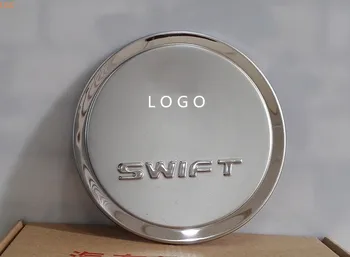 Par Suzuki Swift 2005-2013 Augstas kvalitātes nerūsējošā degvielas tvertnes vāciņu, apdares plāksteris anti-scratch aizsardzības auto piederumi