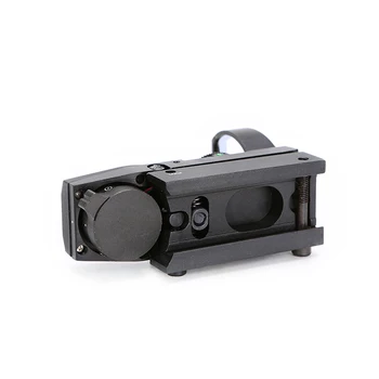 11mm/20mm Dzelzceļa Riflescope Medību Taktiskās Hologrāfiskā 1x22x33 Reflekss Red Red Green Dot Sight jomā, Par Airsoft
