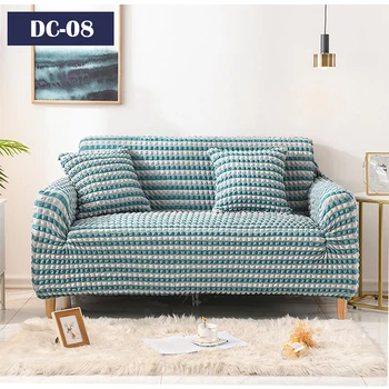 Universālā sofa cover burbulis auduma sofa cover all-inclusive elastīgs sofa cover kopā L-formas dīvāns universal